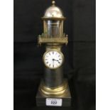 **The David Gainsborough Roberts Collection - Automaton Clocks: A French miniature brass automaton