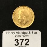 Gold Coins: Sovereign George V 1913 Sydney.