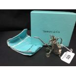 Tiffany sterling silver golf bag and set of clubs (12) marked 925 and a hallmarked silver golf