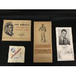 **The David Gainsborough Roberts Collection. Boxing: Collection of ephemera relating to Jack