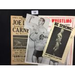 **The David Gainsborough Roberts Collection. Boxing/Wrestling: Collection of photographs,