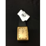 Watches: Omega 1970s gold plated wristwatch model case. No. 1110116.