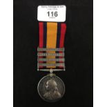 Medal - Victoria: QSA medal to 9435 CPL H. Hibberd Brabant's horse 4 clasps SA 1901, Transvaal,