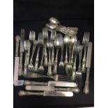 Sterling Silver: Cutlery, ex. property Virginia Parsons 1910-2008, American, Buttercup pattern by