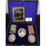 Medal Group: Crimea to Pte. Patr Labor (misnamed or misused) 49th Regiment. Crimea medal with