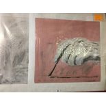Prints: Philip Guston 1913-1980. Private collection 1968 'Book', 'Paw'. 23¼ins. x 22ins. (2).