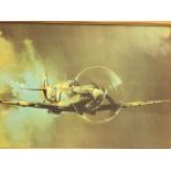 Prints: Signed limited edition "Hercules" by Bill Perring 231/850, Tom Marchant "Meteoric