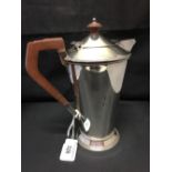 Hallmarked Silver: Coffee pot, art deco design. Sheffield 1934. Henry Atkins. 17oz inclusive.