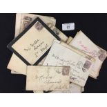Stamps: 1d lilac 55 1881 Sg174 lilac on covers with a date range from 1885-1899 good used - fine