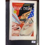 Edward Sylvester Hynes 1897-1982: Military WWII original artwork for 'Men only' magazine. Design for