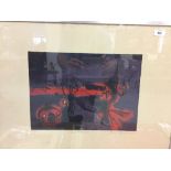 Lithographic Print: Gail Singey (? -): "The Mistresses" limited edition 28/45 1959. Artist