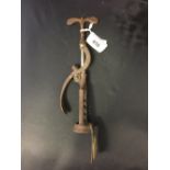 Corkscrew and Collectables: 19th cent. Charles Hull "Royal Club patent Cork screw" Open sided long