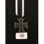 Medal WWI: Imperial German Iron Cross, First Class.