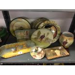 20th cent. Ceramics Series Ware: Royal Doulton pin tray "The Greenwood Tree", "Robin Hood" D6341,
