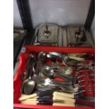 19th & 20th cent. Plated Ware: Toast rack (6 slices), muffin tongs, sugar nips, sauce ladles,