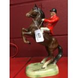 Beswick: Huntsman 868 colour way, horse rearing.