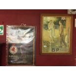 Posters: One framed, one unframed. Prints - BP Spirit Gloss, framed and glazed. 16ins. x 21ins. Also