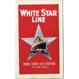 R.M.S. OLYMPIC: White Star Line Triple-Screw R.M.S. Olympic 46,439 Tons published by the White