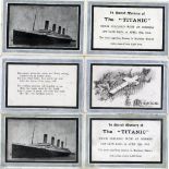 R.M.S. TITANIC: East London Printing Co. in memoriam in sacred memory of the Titanic folding