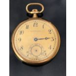 R.M.S. TITANIC: An extremely important 18ct. gold pocket watch, the case stamped no. 40198 and the