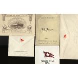 R.M.S. TITANIC: Sheet music, includes "The Ship that will never Return" (2), "The Wreck of the