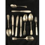 WHITE STAR LINE: Collection of miscellaneous White Star and later flatware including three rare