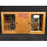 OCEAN LINER/CUNARD: QE2 Master clock control system with original signage. Ex. Cobwebs