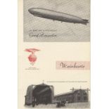 AIRSHIP/ZEPPELIN: Printed DZR Graf Zeppelin wine list.