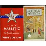 WHITE STAR LINE: R.M.S. Majestic 56,621 Tons - The World's Largest Liner - White Star Line Pictorial