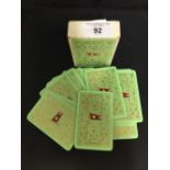 WHITE STAR LINE: Complete pack of playing cards in the original box.