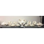 20th cent. Royal Doulton dinner service, four place setting, 1 x serving oval, 4 x 10ins plates, 4 x