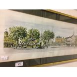 Devizes Prints: Tinted prints "The Market Place", "The Crammer" plus "St James" G.A. Renvoize,