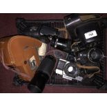Cameras: Praktica MTLS camera with pentacon Auto 1.8/50 lens and other spare lenses Nacro 580,