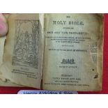 Books: Miniature Bible new and old Testaments 2nd edition 29th March 1901 published and printed by