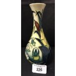 Moorcroft - The Newman Collection: c1995 Small slender necked posy vase in the rare Lamia pattern by