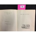 Books: 'The Lake Counties.' W. G. Collingwood and R. Smith 1932. Autographed, Limited Edition 82/350