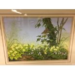 Pam Mullings: "Spring in the Woods" 1996 signed lower left, watercolour on paper, framed and glazed,