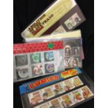 Stamps: Mint presentation packs. Seventy-five presentation packs of mint stamps many in unopened