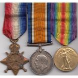 Military WWI: An extremely rare WWI trio to Lance Corporal William McGregor, of the Lovat Scouts,