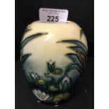 Moorcroft - The Newman Collection: c1995 Small baluster vase in the rare Lamia pattern by Rachel