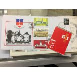 Stamps: A collection of unused GB and World stamps, including 12 booklet panes, mini sheets and