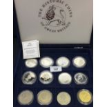 Coins: Silver proof 1994 China, 1 Dollar 1oz fine silver 1993 x 2, £2 D- Day 1994 Alderney, £2