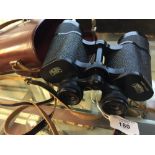 Optics: Carl Zeiss Jena Binoculars. 'Jenoptem', 10 x 50W, multi coated, No. 5094550. Original