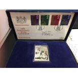 Stamps/Bullion 1978: Danbury Mint limited edition no 0394 of the 25th Anniversary of the Coronation.