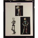 Movies: Greg Couch Rodney Robot signed montage. 32ins. x 40ins.