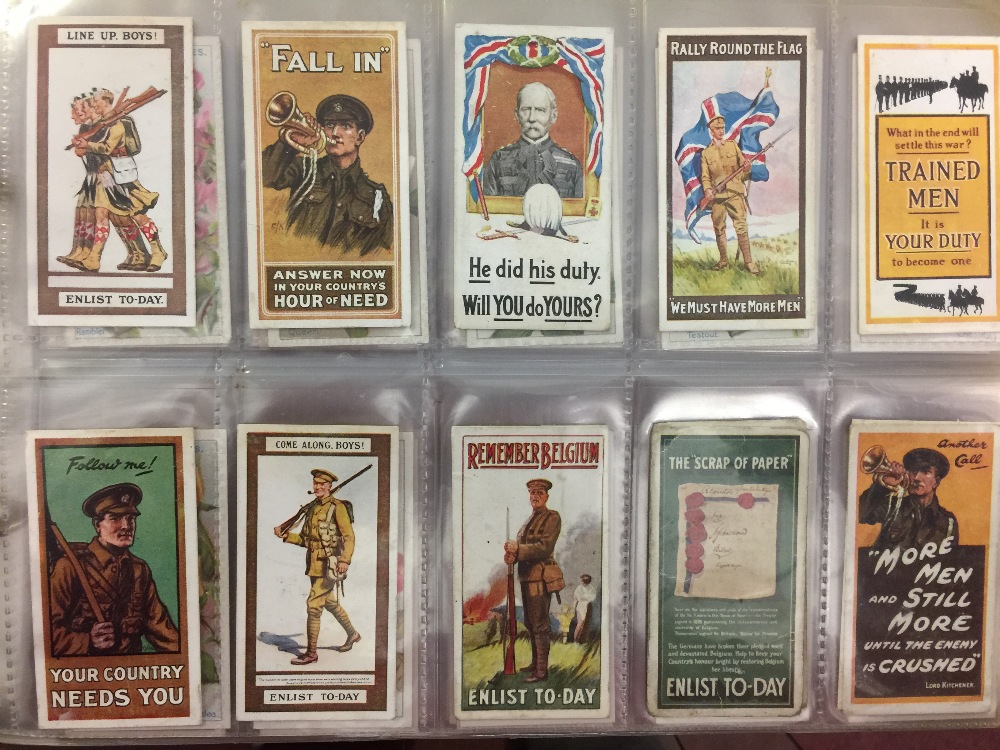 Cigarette Cards: Early 20th cent. Album containing W.H. & H.O. Wills cigarette cards, 14 complete