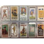 Cigarette Cards: Early 20th cent. Album containing W.H. & H.O. Wills cigarette cards, 14 complete