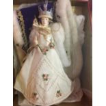 20th cent. Collectors Dolls: House of Nesbit replica of 1st Nesbit doll no. 233, HRM The Queen.