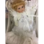 20th cent. Collectors Dolls: J C Leonhardt for Hannah, England. Abbie Ltd Edition 162/720 baby