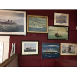 Maritime Prints, Paintings and Photos: "Waverley" paddle steamer, "Q.E.2- Atlantic dawn", "M.V.